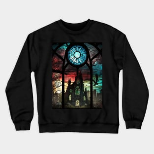 Stained Glass Tristram Cathedral Crewneck Sweatshirt